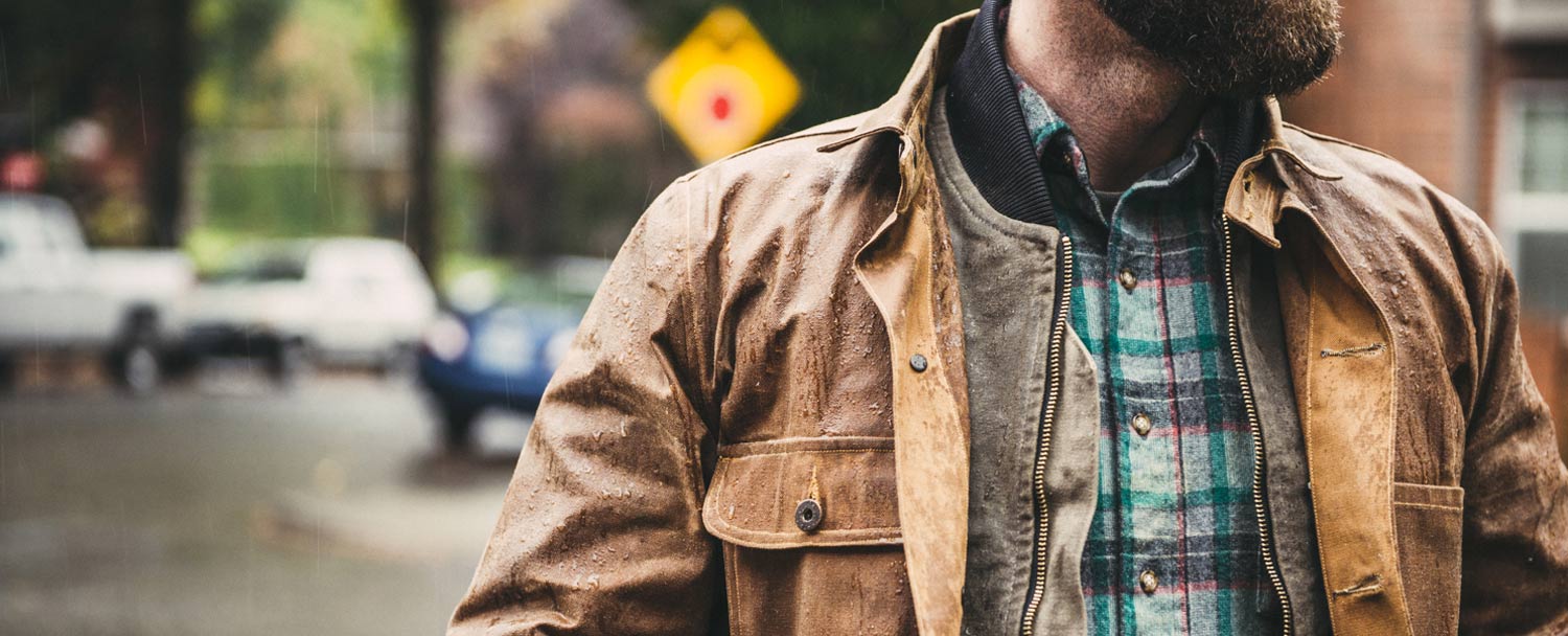 Heavy waxed deals canvas jacket