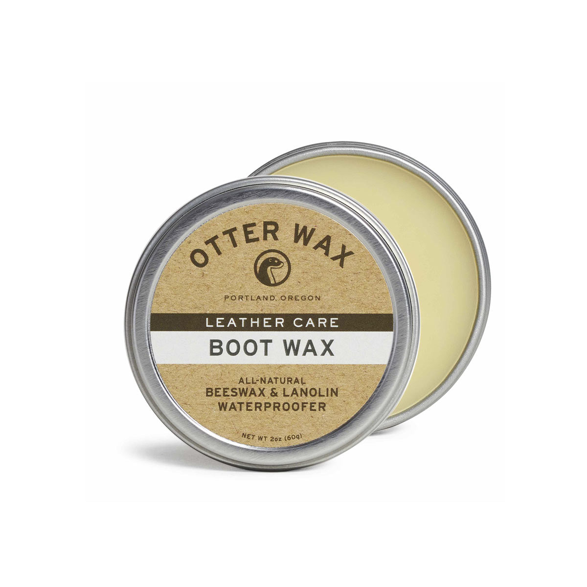 Otter Wax Boot Wax Leather Waterproofing All-Purpose Treatment With Beeswax And Lanolin
