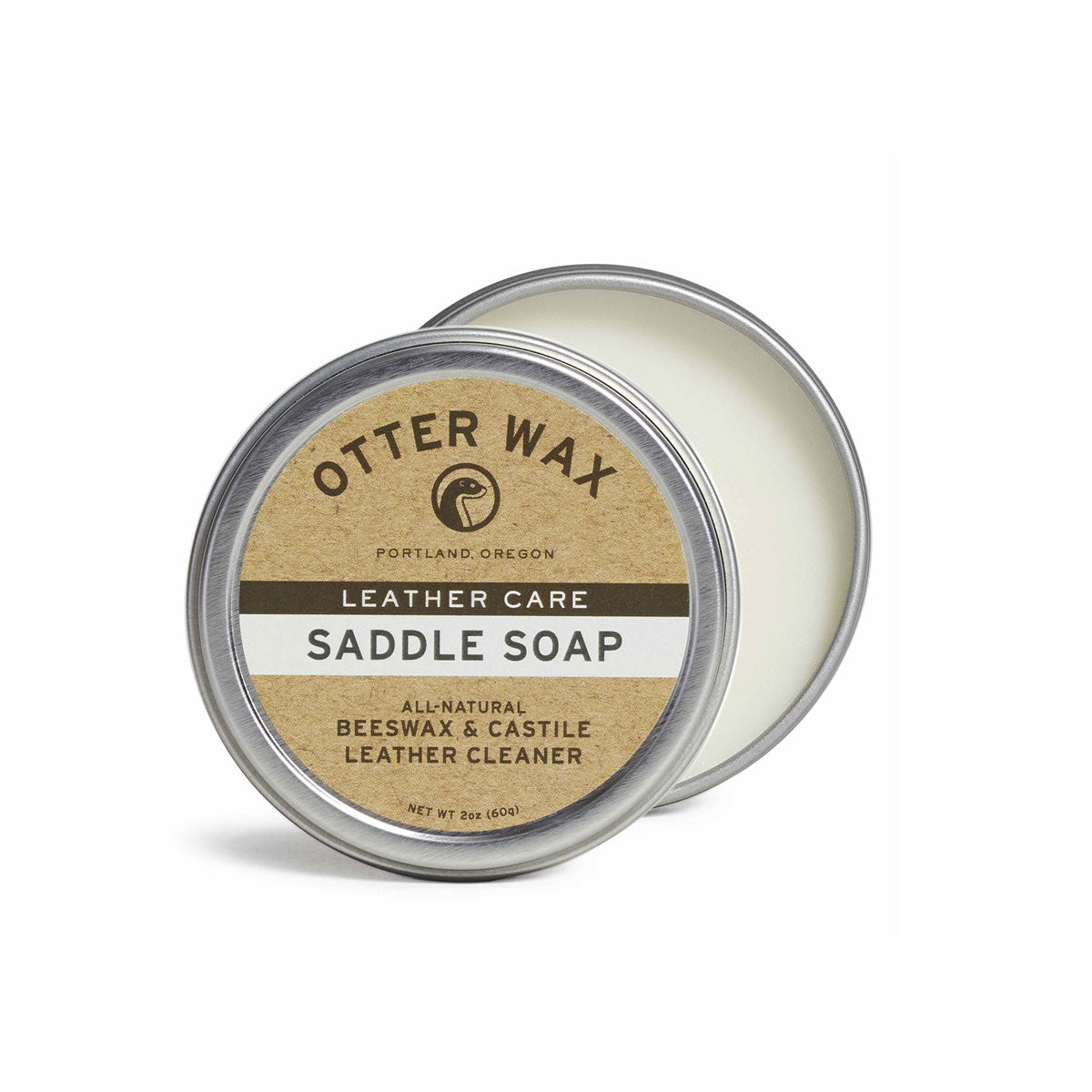 Otter Wax Saddle Soap Beeswax And Castile Soap Leather Cleaner