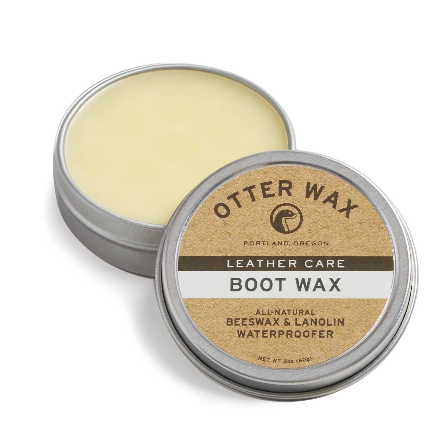 Otter Wax Boot Wax Leather Protectant 2 oz.