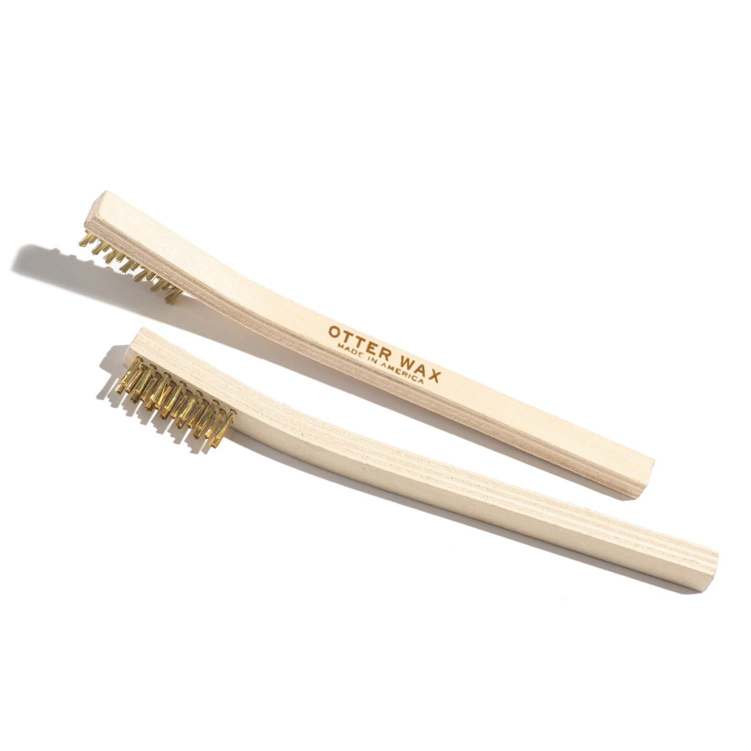Otter Wax Brass Utility Cleaning Scrub Brush For Buffing Cleaning And Polishing Leather Auto Interiors Leather Boots Furniture And Clothing