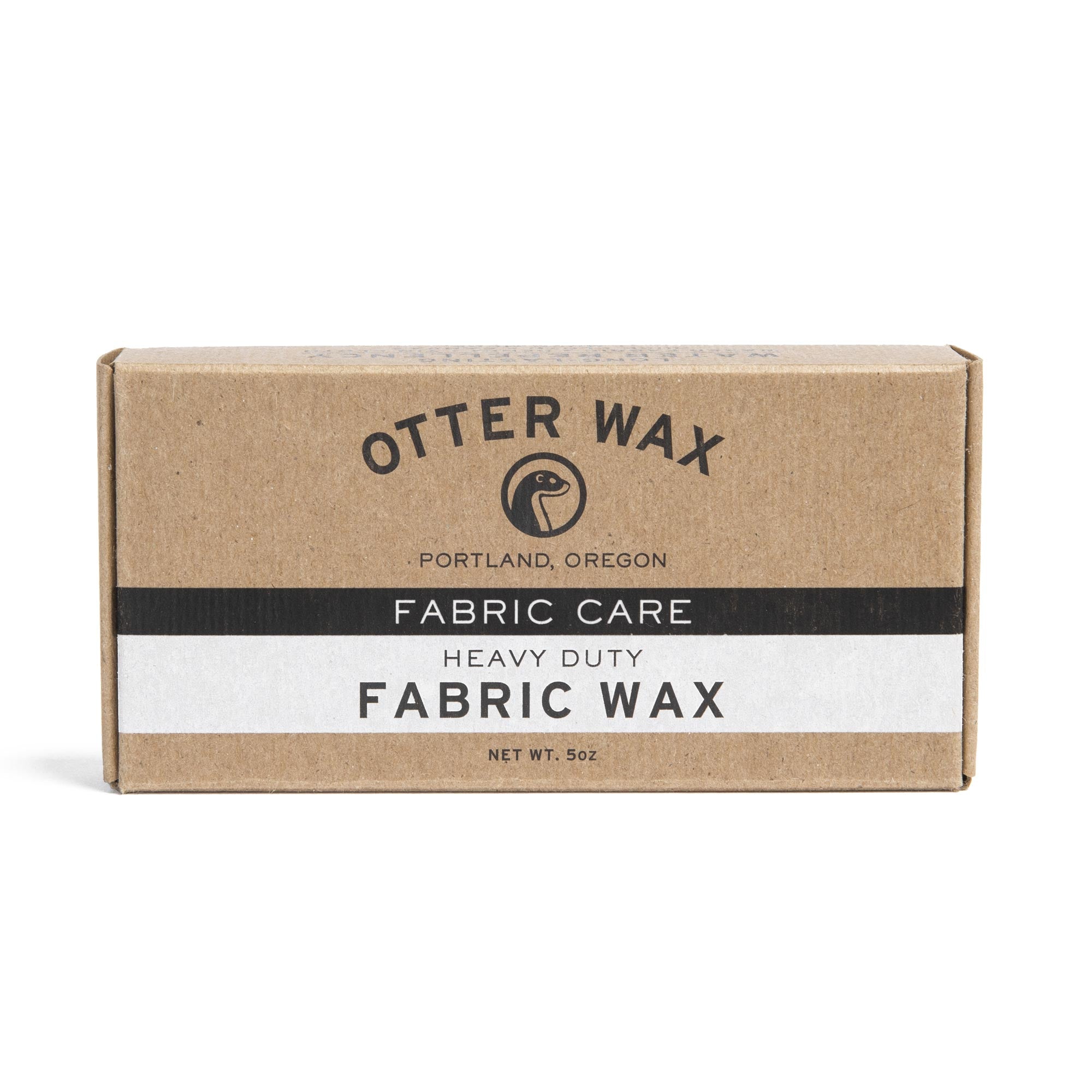 Otter Wax Heavy Duty Fabric Wax Large 5oz Bar Best Natural And Handmade Wax To Waterproof And Protect Canvas Tincloth And Oilcloth Fabric