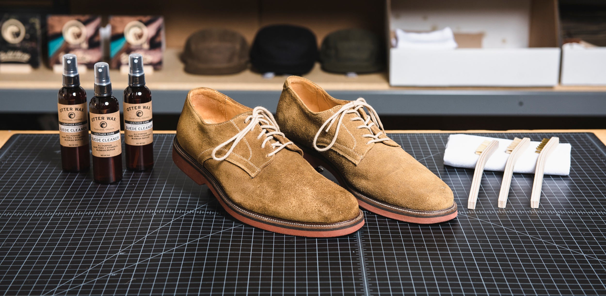 How To Clean Suede Shoes With Otter Wax Suede Cleaner