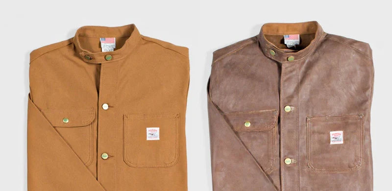 How to Waterproof a Pointer Brand Chore Coat With Otter Wax Fabric Wax