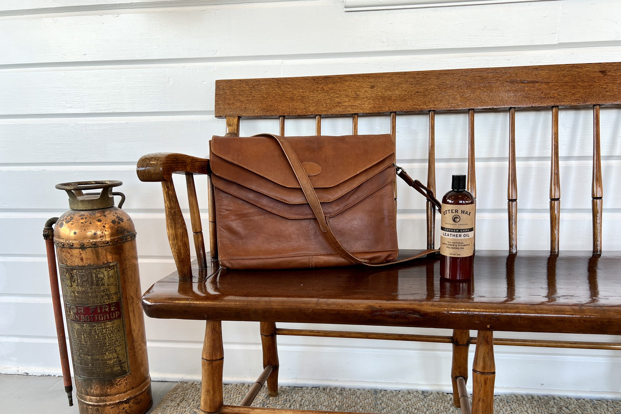 New Life For A Family Heirloom Leather Briefcase