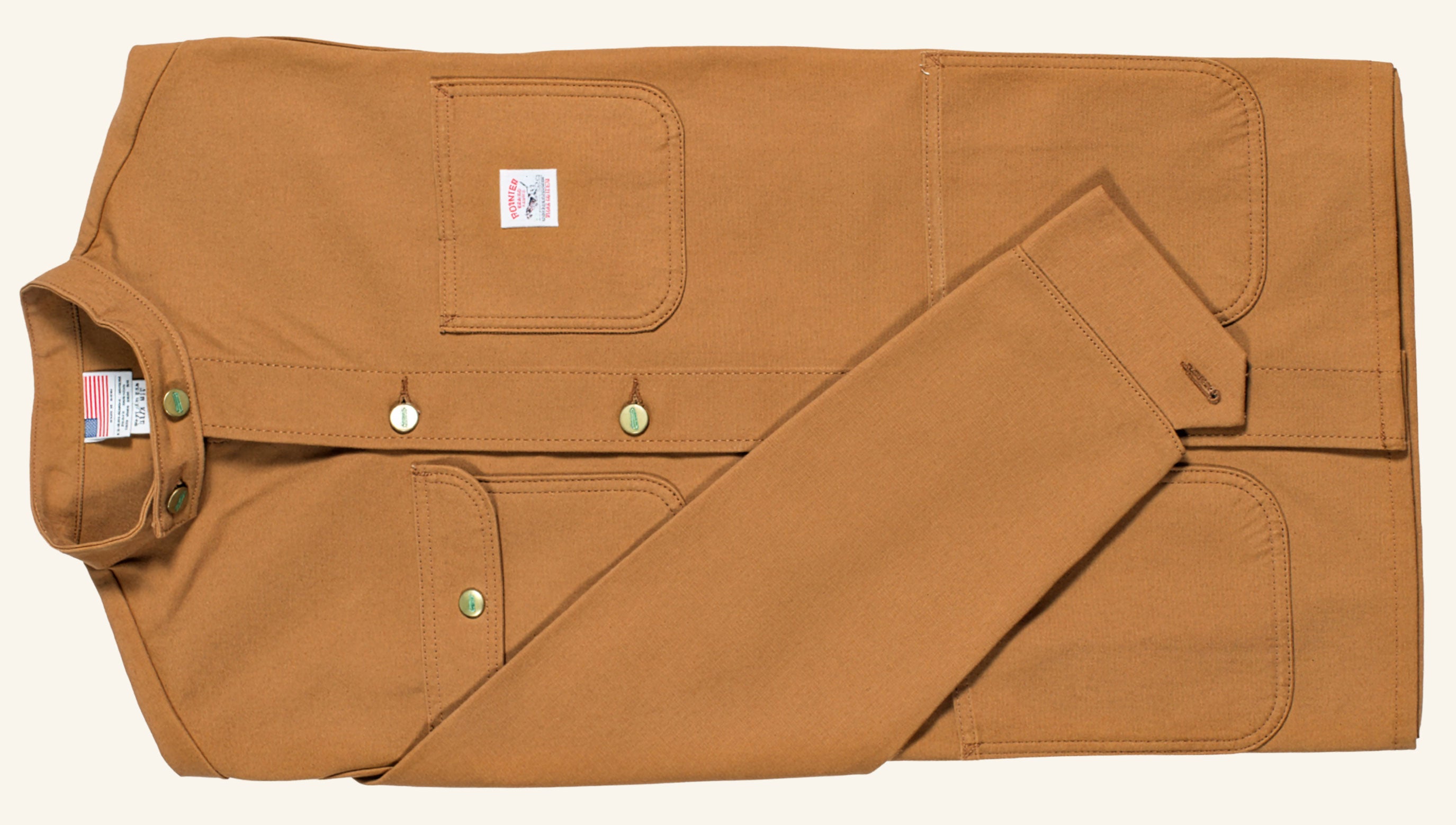 otter wax pointer brand jacket before waxing with otter wax