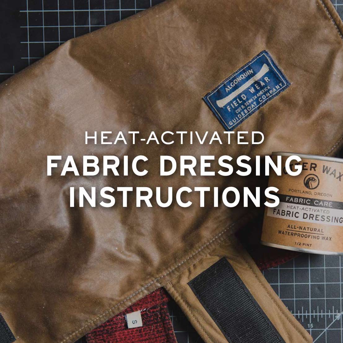 How To Apply Otter Wax Heat Activated Fabric Dressing 