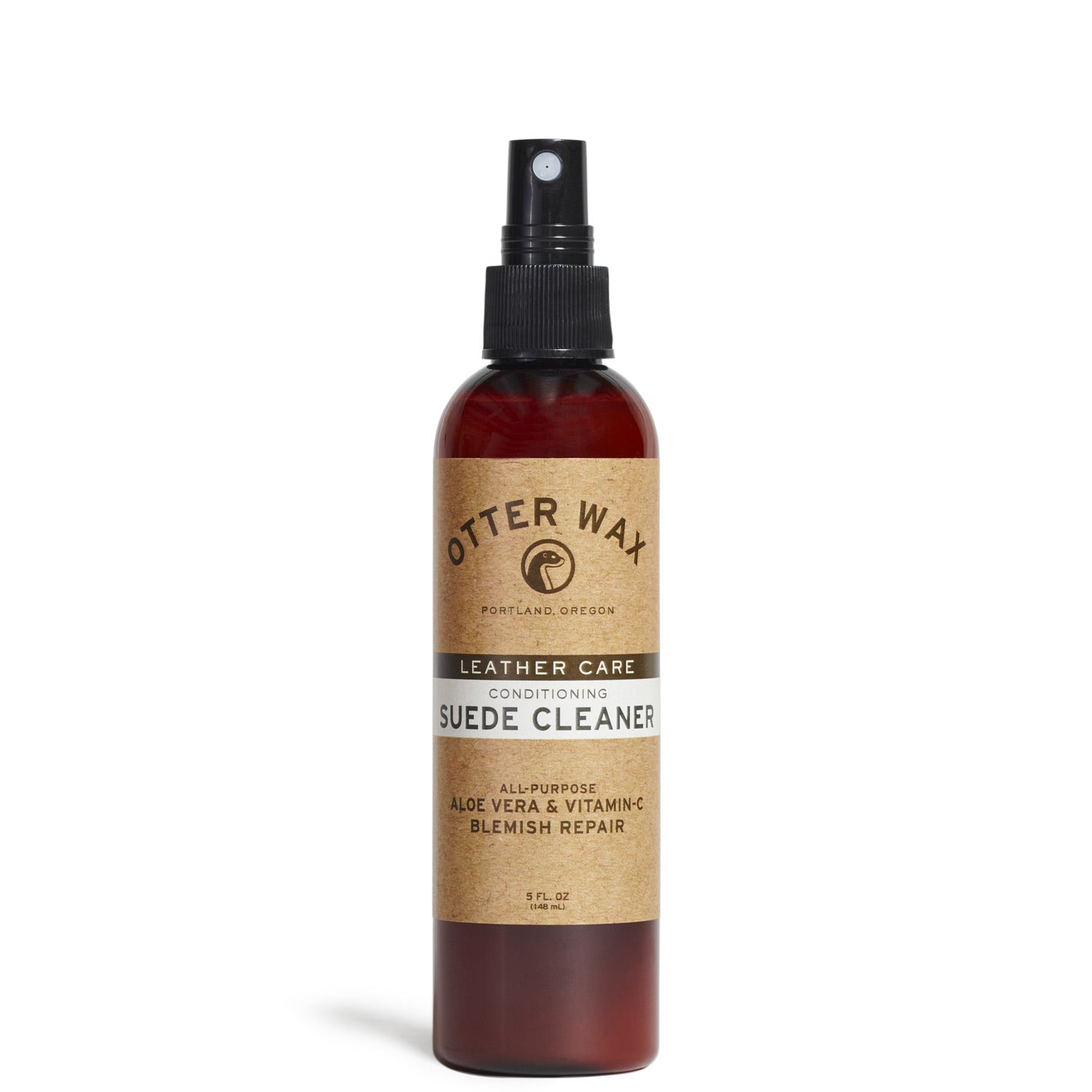 Otter Wax All-Natural Suede And Nubuck Cleaner Spray All-Purpose Aloe Vera And Vitamin-C Blemish Repair Treatment
