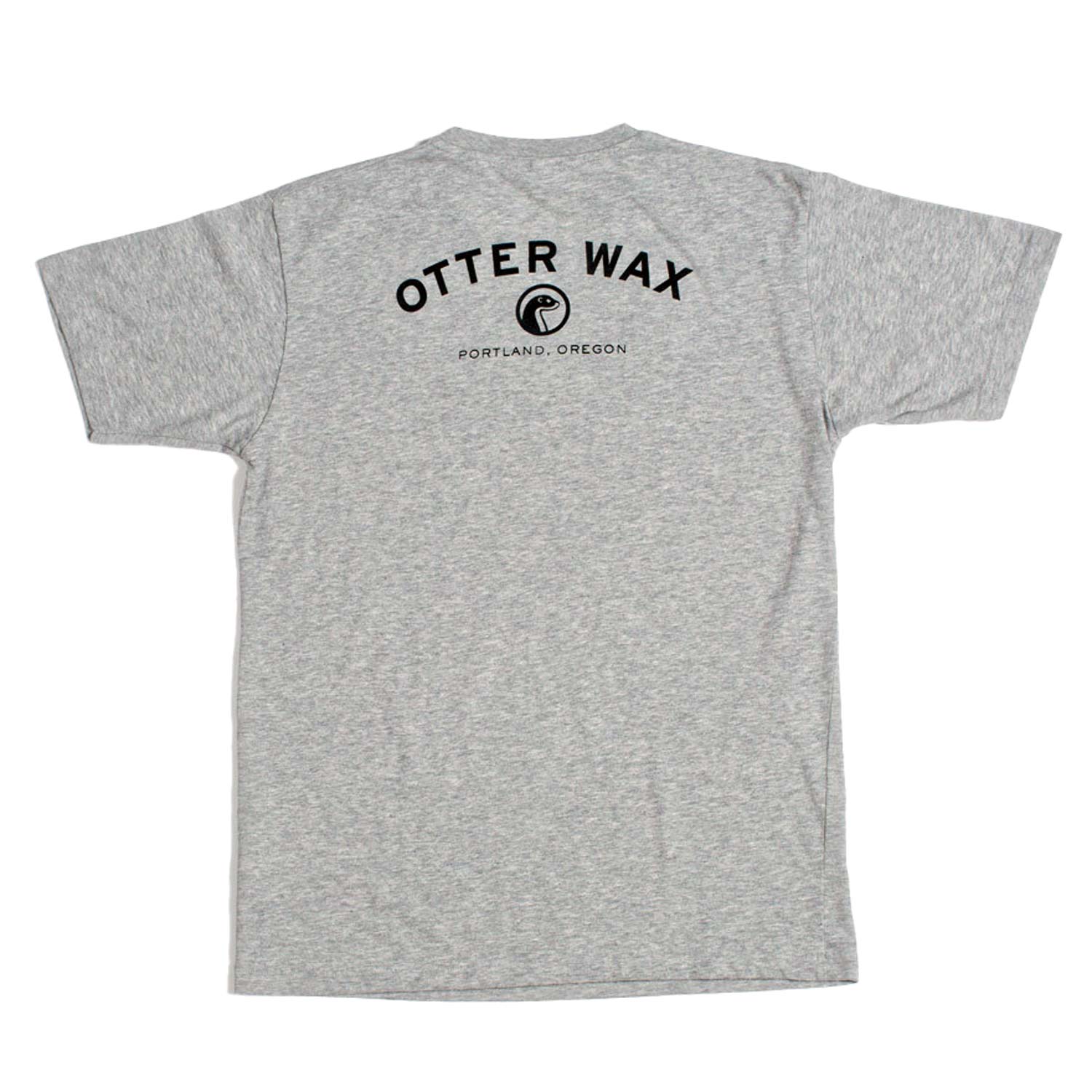Otter Wax Heather Gray Logo T-Shirt