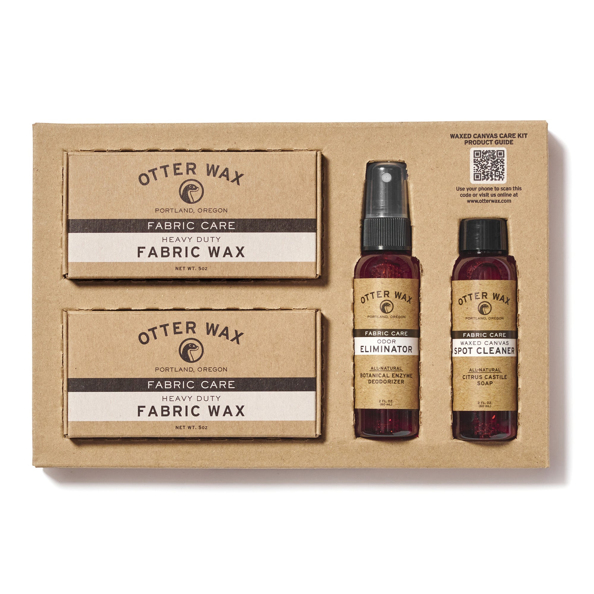 Otter Wax Waxed Canvas Care Kit Best Natural Waterproof Wax To Protect Tincloth Oilcloth And Waxed Canvas Fabrics Handmade In Portland Oregon